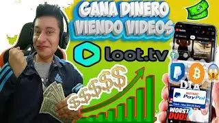 🥳 Como ganar dinero viendo videos rapido GRATIS | Loot.tv ganar mas dinero para PayPal | trucos 🤯