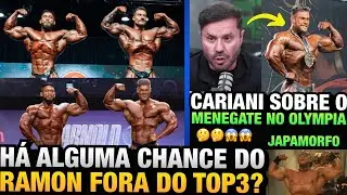 RAMON FORA DO TOP 3 ?? - CARIANI OPINA SOBRE MENEGATE NO OLYMPIA E MAIS