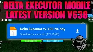 Roblox Delta Executor New Update - DELTA V638 | DELTA ATUALIZADO MEDIAFIRE & SCRIPT BLOX FRUIT