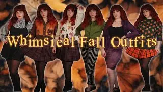 🍂 Fall Outfits I'm Excited to Wear! Whimsical, Autumnal, Thrifted (mostly) Lookbook #fallfashion