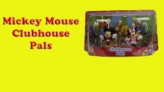 Mickey Mouse CLubhouse Pals Mickey Minnie Pluto Goofy and Donald Duck