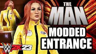 Becky Lynch WWE 2K23 Modded Entrance | Updated 2023 GFX and Attire PC