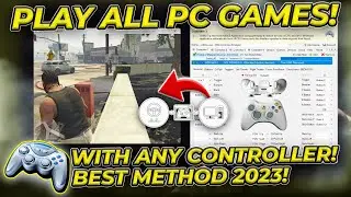 [2024]🔧How To Play All PC Games With Any Controller or Generic USB Gamepad [X360CE]✔️