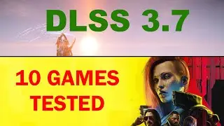 DLSS 3.7 vs Original - 10 Games tested - 1440p - RTX 4090