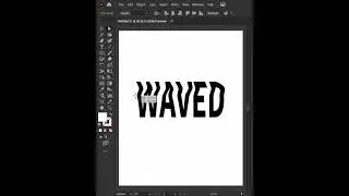 Waved text effect in illustrator  #graphicdesign #adobe #tutorial #illustrator