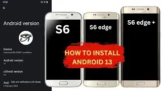 Samsung Galaxy S6 Install Android 13 CrDroid Rom Full Installation Tutorial & Quick Go Through