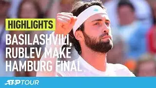 Basilashvili, Rublev Make Hamburg Final | HIGHLIGHTS | ATP