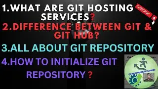 3. git vs github | git hosting services | git repository initialization |git interview QA