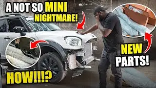 I bought a CRASH DAMAGED 2020 MINI COUNTRYMAN but it's A-LOT! worse than I thought