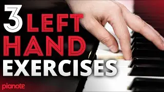 Top 3 Exercises for Left Hand Piano 🔝🎹