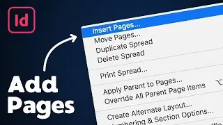 How to Add Pages in InDesign