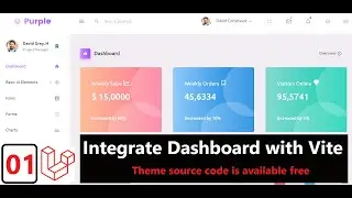 Bootstrap Dashboard in Laravel with Vite #shorts