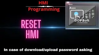 reset delta hmi | how to reset delta hmi | Factory Reset Delta HMI | delta hmi forget password |