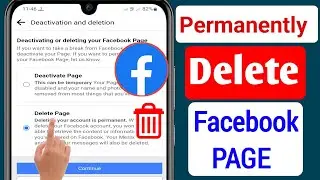 How To Delete Facebook Page Permanently 2022 || Delete Facebook Profile Page Permanently