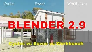 Сравнение рендер движков: Cycles vs Eevee vs Workbench. Blender 2.9 render engine comparison