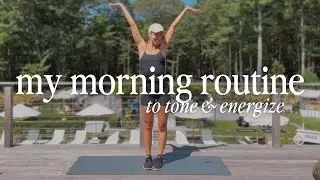 My Morning Routine When I Travel!! Stretch & Tone to Energize