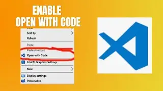 #15: How to enable open with Code in right click