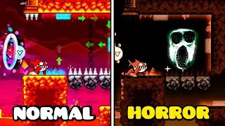 DASH but HORROR VERSION! | GEOMETRY DASH 2.2