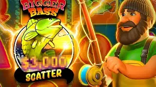 УПАЛ БОНУС ЗА 360Р И СЫГРАЛ НА *** в BIGGER BASS BONANZA !!!