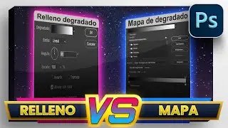 RELLENO de DEGRADADO VS MAPA de DEGRADADO de Photoshop