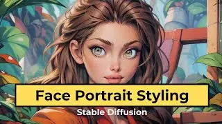 EASY Face Portrait Styling in Stable Diffusion (ControlNet & IP-Adapter)