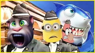 Fun! Fun! Fun!  ALL Talking Tom Shorts  & SpongeBob & Minion - Coffin Dance Song Astronomia (COVER)