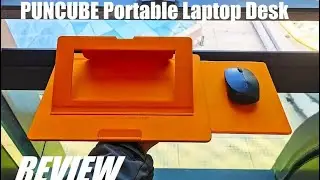 REVIEW: PUNCUBE Minimal 3-in-1 Portable Laptop Desk & Stand - Useful Tech Travel Accessory?