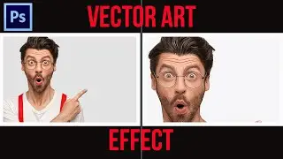 Cara membuat vektor art Effect | Tutorial Photoshop