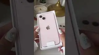 unboxing iphone 13 pink (asmr) 