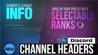 🎨 MAKE YOUR DISCORD 10x MORE ATTRACTIVE & ORGANIZED — How to Make Channel Headers in Photoshop