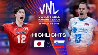 🇯🇵 JPN vs. 🇸🇮 SLO - Highlights Quarter Finals | Mens VNL 2023