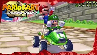 Mario Kart: Double Dash!! for Gamecube ᴴᴰ Full Playthrough (All Cups, 2-Player)