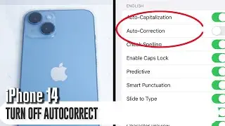 iPhone 14 - How to turn off Auto Correct  iPhone 14 / Plus / Pro / Pro Max