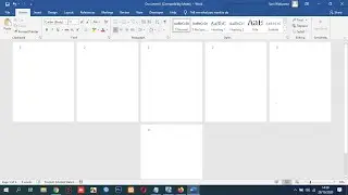 How to add page number in word