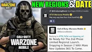Warzone Mobile 2nd Limited Regional Launch Date & New Regions | Cod Warzone Mobile Updates & News