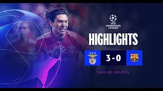 RESUMO/HIGHLIGHTS: SL BENFICA 3-0 FC BARCELONA