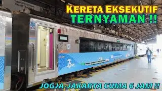 KERETA API EKSEKUTIF TERNYAMAN !! NAIK KA TAKSAKA JOGJA - JAKARTA, FASILITASNYA BERASA KERETA ARGO !