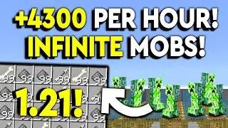 BEST EASY Mob Farm 1.21 Minecraft Bedrock - MCPE/Xbox/PS4/Nintendo Switch/Windows 10