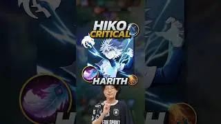 Team Spirit Hiko Critical Harith Build! Mobile Legends 