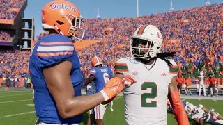 Miami vs Florida - NCAA Football 8/31/2024 Full Game Highlights (College Football 25 Sim)