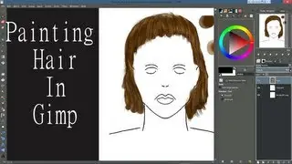 Painting Hair In Gimp