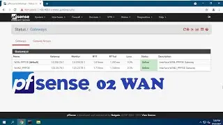 How to configure Dual WAN in pfSense