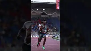 🇿🇦s Akani Simbine storms to 9.98 in Ostrava #shorts #athletics #sprint #100m