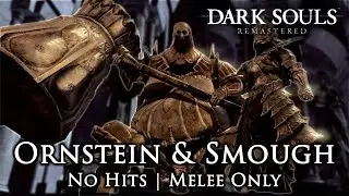 Ornstein and Smough Boss Fight (No Hits Taken / Melee Only) Dark Souls Remastered on PS5