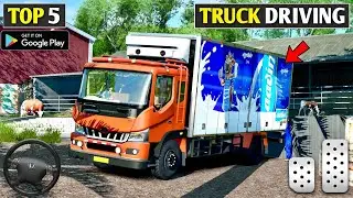 Top 5 Truck driving games for android l Best truck simulator games for android 2024