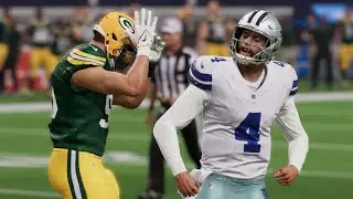 Green Bay Packers vs Dallas Cowboys - NFC Wild Card 2024 Full Game Preview – Madden 24 Sim