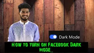 How to Enable  Facebook dark mode Android | How to get dark mode on Facebook | Fb dark mode..