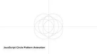 Vanilla JavaScript: Circles Animation and Layered Project Section Layout