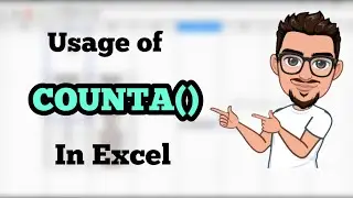 Basic usage of COUNTA() function | Excel Formulas and Functions | English