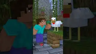 Курочка сошла с ума! 😱 #minecraft #майнкрафт #animation